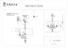 Подвесная люстра Freya Driana FR2405-PL-05C-BZ фото 4