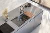 Мойка кухонная Alveus Granital Omni 40 1150059 Concrete-G81 с сифоном, 75x45 фото 8