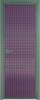 Межкомнатная дверь Profil Doors 3 AX цвет профиля Зеленый воск, стекло безопасное 6 мм мору фиолетовое 800x2000