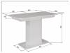 Стол обеденный Атмосфера СО-3 00-00015458 Белый фото 4