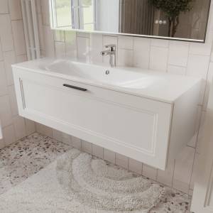 Тумба с раковиной Terminus Classik CLA101201900301O белый, 120x38