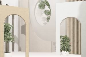 Фреска Ortograf Гармония 34809 Arches in space Филиграна FM-F