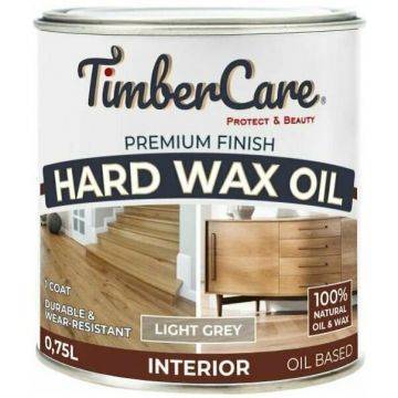 Защитное масло с твердым воском TimberCare Hard Wax Oil Светло-серый/Light gray 0.75 л