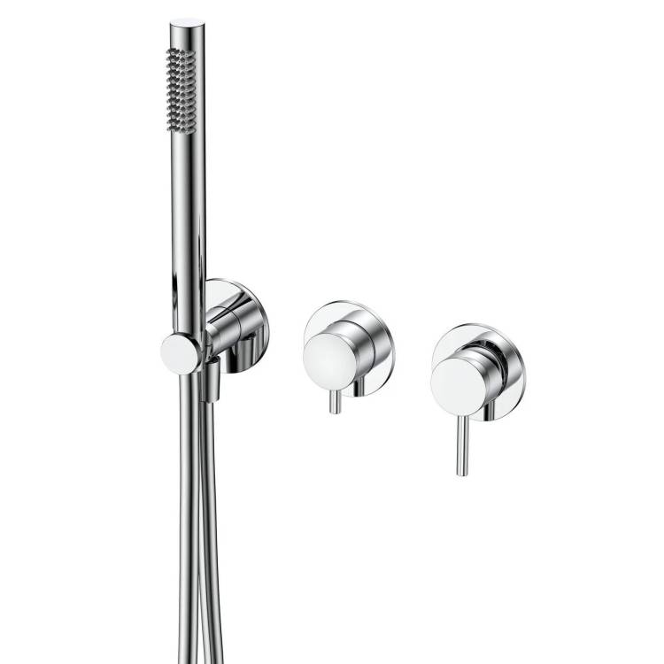 Смеситель для ванны AQUAme Siena AQM8805CR с внутренней частью, хром