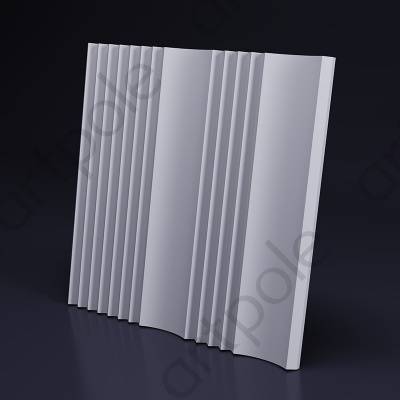 Гипсовая 3D панель Artpole Fusion M-0085 600x600