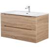 Тумба с раковиной BelBagno Etna 80 rovere bianco фото 5