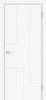 Межкомнатная дверь эмаль Текона Смальта-line 01, глухая, Ral 9003 белый 900x2000