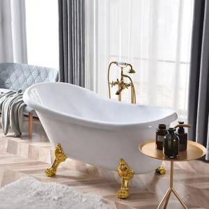 Акриловая ванна Cerutti Spa Classic CT9667 белая, 157x77