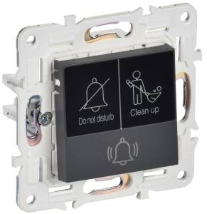 Кнопка звонка IEK Skandy SK-V14-2-10-K48 титан