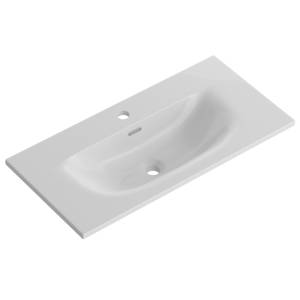 Раковина BelBagno BB-8099-3-80 белый глянцевый, 81x40x17