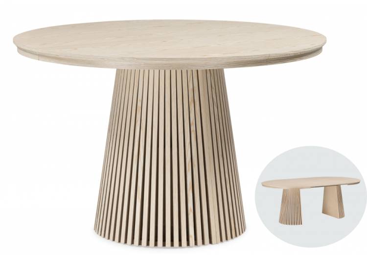 Деревянный стол Woodville Mersin 15869 шпон дуба / бук