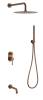 Душевой комплект Boheme Uno 464-2-BRB брашировання бронза