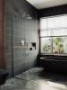 Душевая перегородка MaybahGlass MGD-726-5у 79x195, стекло прозрачное 8 мм, профиль хром матовый