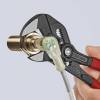 Переставные клещи KNIPEX - гаечный ключ, 40 мм (1 1/2 ), 180 мм, серые, 1К ручки фото 2