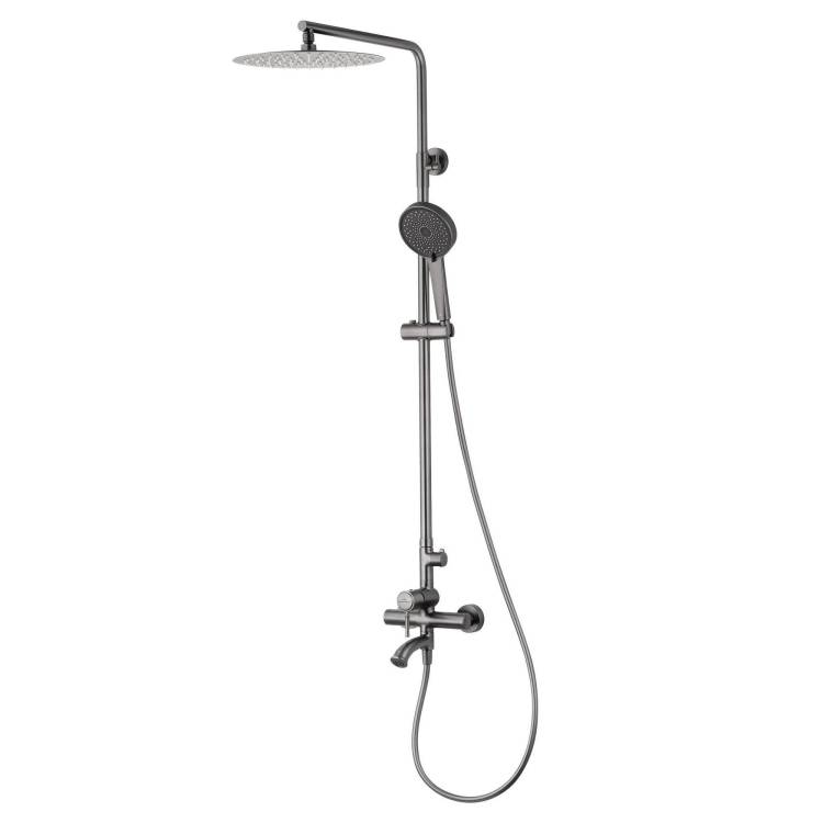 Душевая стойка Wonzon & Woghand WW-88047073-BGM темный графит