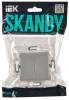Выключатель 2-клавишный перекрестный IEK Skandy SK-V23-0-10-K23 серебряный фото 6