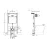 Система инсталляции для унитазов BelBagno BB026/BB042BL кнопка белая фото 14