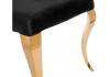 Обеденная группа Woodville Иге 599467 black, gold, стулья велюр фото 15