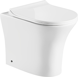 Унитаз приставной Cerutti Spa Bernina 7842 безободковый, с микролифтом