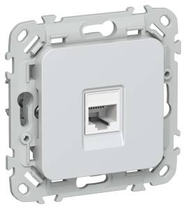 Розетка компьютерная RJ45 IEK Flite FI-K12-1-K36 жемчуг