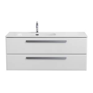 Тумба под раковину Cezares ECO-CER-N-1200-2C-SO-BL-L Bianco Lucido, 120x45.7x50