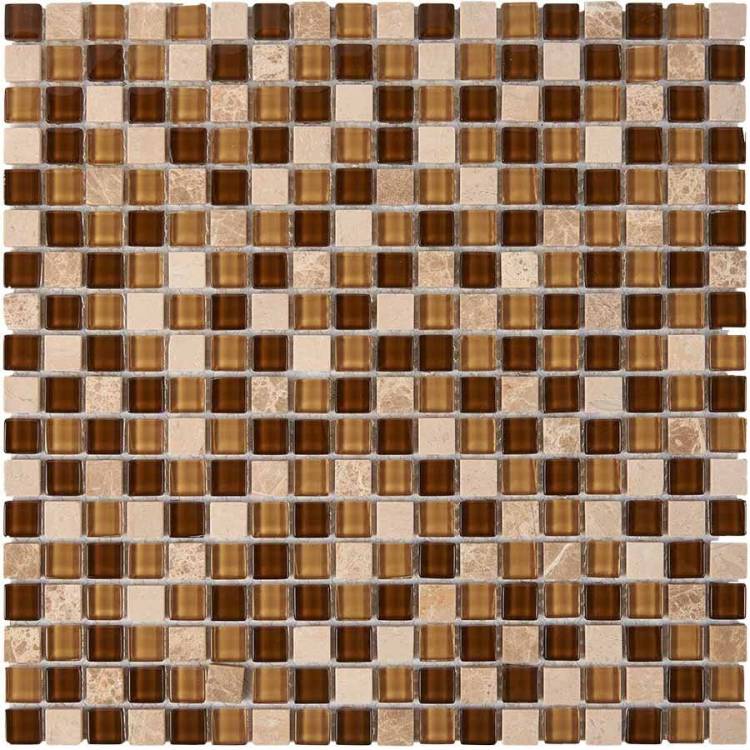 Мозаика Pixel Mosaic Камень и стекло PIX737 (1.5x1.5) 30x30
