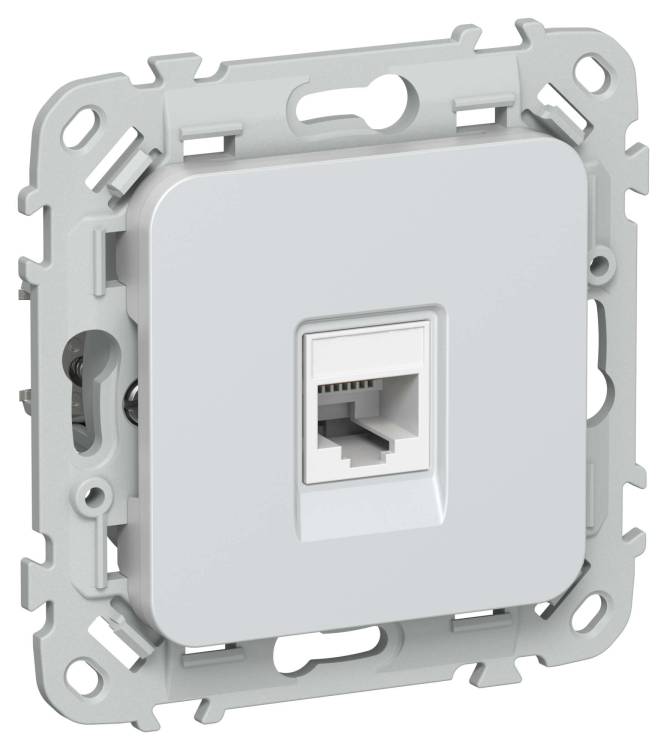 Розетка компьютерная RJ45 IEK Flite FI-K12-1-K36 жемчуг
