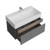 Тумба под раковину Kerama Marazzi Logica LOG.90.2\ST стальной серый, 90 см фото 3