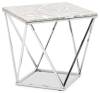 Стол журнальный Stool Group Авалон EET-0551 сталь серебро 61x61