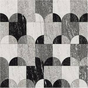 Керамогранит Fioranese Granum GRA607L Deco Arcs Grigio Levigato 60x60
