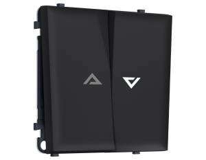 Комплект механизма 2-клавишного выключателя Ambrella Volt Sigma MS984455 черный мягкое касание