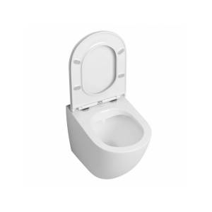 Унитаз приставной Maretti Elena EA10PRBM14-844 безободковый, с крышкой-сиденьем микролифт