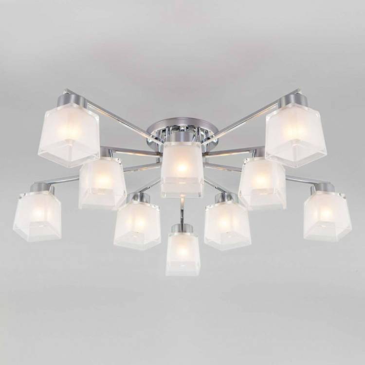 Потолочная люстра Eurosvet Delfi 30162 хром