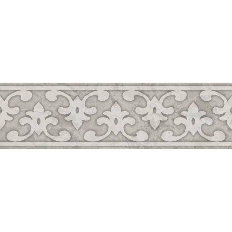 Бордюр Kerama Marazzi Ферони OS/A296/8349 Серый Светлый Матовый 5.7x20