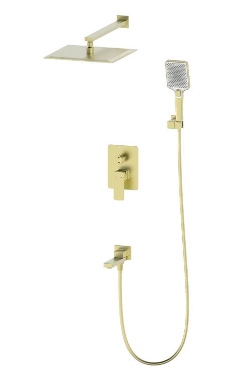 Душевой комплект Wonzon & Woghand WW-88939003-BG золото