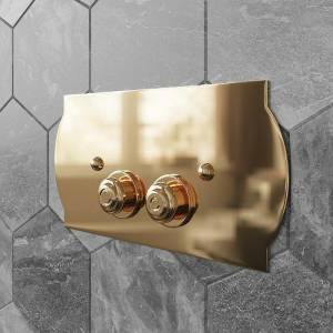 Кнопка смыва TW Сollection TW300.3oro золото