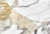 Керамогранит Basconi Home Bianco BHW-0035 Gold full body polished (gold) 60x120x8 фото 3