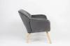 Кресло Stool Group Руди QH-2802K HLR-21 dark grey серый фото 3