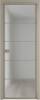 Межкомнатная дверь Profil Doors 5 AX цвет профиля Никель матовый, стекло безопасное 6 мм матовое 700x2000