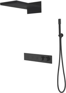 Душевой комплект Boheme Fusion 131-B С ВНУТРЕННЕЙ ЧАСТЬЮ Black