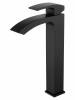 Смеситель для раковины Wonzon & Woghand WW-88239009-MB высокий, черный матовый