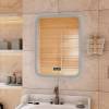 Зеркало Continent Glamour ЗЛП451 700х900 с музыкальным блоком, подогревом ,белый фото 9