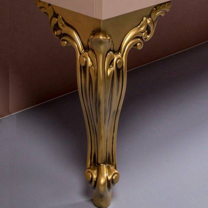 Ножки Armadi Art NeoArt 855-BR h25 бронза, короткие пара