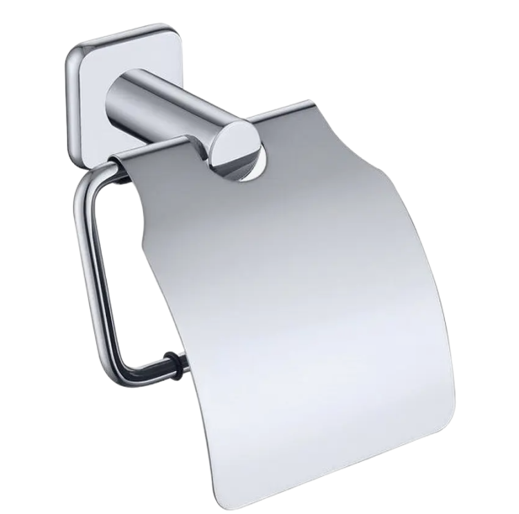 Держатель для туалетной бумаги Wonzon & Woghand WW-V1802-CR с крышкой, хром
