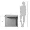 Стол Bradex Home Lungo FR 0585 серый 60(300)x90x75 фото 3