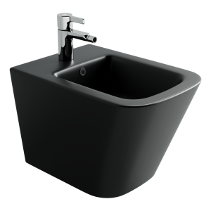 Биде подвесное Ceramica Nova Union CN4010MB черный матовый