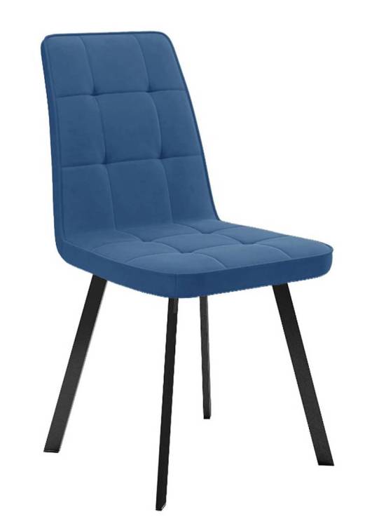 Стул Дик DikLine 207 00-00059826 B8 BLUE/ножки черные