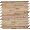 Мозаика Pixel Mosaic Камень и стекло PIX736 (0.8x14.8;0.8x4.8;0.8x9.8) 30x30