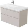 Тумба с раковиной Aquanet Nova Lite 2.0 90 L 365921 Бежевый