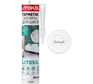 Герметики санитарнный силиконовые Litokol Litosil Белый 280 мл